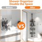 Shower Organizer Caddy, 39-125 Inch Home Decor Organization and Storage Bathroom