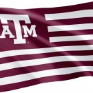 Texas A&M University Flag Aggies TAMU Flags Banners 100% Polyester Indoor Outdoo