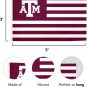 Texas A&M University Flag Aggies TAMU Flags Banners 100% Polyester Indoor Outdoo