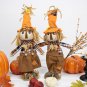 18" Scarecrow Doll Standing Small Mini Scarecrow Doll Halloween Thanksgiving Fal