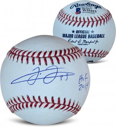 Frank Thomas Autographed Hall of Fame HOF 2014 Signed MLB Baseball Beckett COA w
