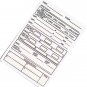 Smitty Football Official Plastic Game Card