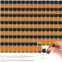 100 Pack Essential Oil Bottles with 2 Droppers,Small 5Ml Thick Dark Amber Glass