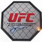 B.J. Penn Autographed  8X8  Octagon W/PROOF, Picture of BJ Signing for Us, PSA/D