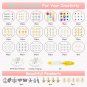 15,000 Pcs Clay Beads Bracelet Making Kit, 96 Colors Polymer Heishi Beads for Je