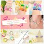 15,000 Pcs Clay Beads Bracelet Making Kit, 96 Colors Polymer Heishi Beads for Je