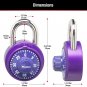 Combination Locker Lock, Combination Padlock for Gym and School Lockers, Colors