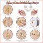 6100 Pcs Clay Beads Bracelet Making Kit 24 Colors Flat Clay Beads Set Friendship