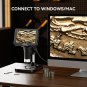 DM5 Coin Microscope 1000X, 5’’ LCD Digital Microscope with LED Light, 1080P Coin