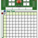 Anapoliz Football Pool Poster | (13” Inch X 19”Inch) Football Squares Pool Board