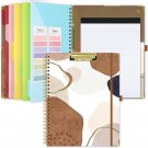 Spiral Clipboard Folio with Notepad and Pocket, 13.2" × 10.2" Clipboard Folder I