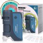 Pocket Microscope, 60X-120X Handheld Mini Microscope with LED Lights, 5 Slides S
