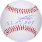 Julio Rodriguez Seattle Mariners Autographed Baseball with "22 AL ROY" Inscripti