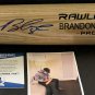 Brandon Lowe Tampa Bay Rays Autographed Signed Blonde Baseball Bat BECKETT COA
