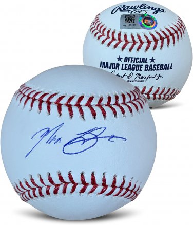 Max Scherzer Autographed Baseball MLB Authenticated Hologram Signed with Display