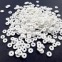 2000Pcs Heishi Vinyl Beads Polymer Clay Beads Flat round Spacer Beads for Making