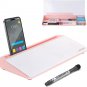 Desktop Whiteboard Dry Erase Board - Computer Keyboard Stand White Board Surface