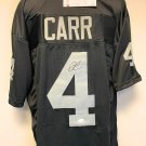 Derek Carr Las Vegas Raiders Signed Autograph Custom Jersey Black JSA Witnessed