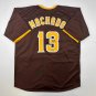 Facsimile Autographed Manny Machado San Diego Brown Reprint Laser Auto Baseball