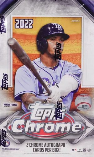 2022  Chrome MLB Baseball HOBBY Box (24 Pks/Bx + 1 Bonus Silver Pack)
