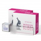 Frosted Microscope Slides Kit, 100 Pcs Pre-Cleaned Blank Microscope Slides and 1