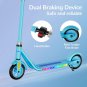 Electric Scooter for Kids Ages 6-12, 150W Motor, up to 7.5 Mile & 8-10 MPH, Blue