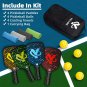Pickleball Paddles, USAPA Approved Pickleball Paddle Set of 4, Fiberglass Surfac