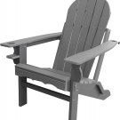Folding Adirondack Chairs,Oversized Plastic Adirondack Chairs Support 350LBS, Mo