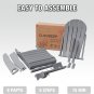 Folding Adirondack Chairs,Oversized Plastic Adirondack Chairs Support 350LBS, Mo