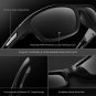 Polarized Sports Sunglasses for Men: UV400 Protection Glasses Womens Wrap around