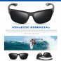 Polarized Sports Sunglasses for Men: UV400 Protection Glasses Womens Wrap around
