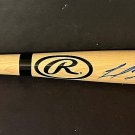 Michael Harris Atlanta Braves Autographed Signed Blonde Baseball Bat BECKETT Wit
