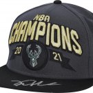 Khris Middleton Milwaukee Bucks Autographed NBA Cap - Autographed NBA Hats