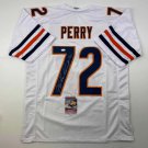 Autographed/Signed William Perry the Refrigerator Chicago White Football Jersey