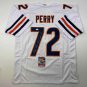 Autographed/Signed William Perry the Refrigerator Chicago White Football Jersey