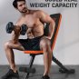 Lusper Weight Bench for Home Gym, Adjustable and Foldable Weight Bench, Multi-Pu