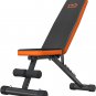 Lusper Weight Bench for Home Gym, Adjustable and Foldable Weight Bench, Multi-Pu