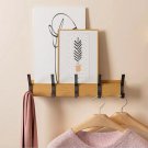 Coat Rack Wall Mount | Coat Rack Wall with 5 Removable Double Hooks | Entryway H