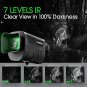 Upgraded Night Vision Monocular Digital Infrared Monocular Telescope for 100% Da