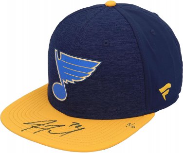 Justin Faulk St. Louis Blues Autographed Blue Snapback Cap - Limited Edition of