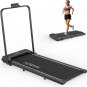 Walking Pad Treadmill, under Desk Treadmill Foldable 2 in 1, 6.2 MPH Running Tre