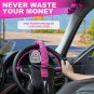 Steering Wheel Lock Anti-Theft Device, Car Theft Prevention Device Safety Kit wi