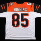 Tee Higgins Cincinnati Bengals Signed Autograph Custom Jersey White JSA Witnesse