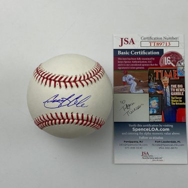 Autographed/Signed Gerrit Cole Rawlings Official Major League Baseball ROML JSA
