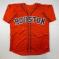 Facsimile Autographed Jose Altuve Houston Orange Reprint Laser Auto Baseball Jer