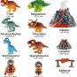 Dinosaur Volcano Kit Bigfoot Adventure Playset Toys for Kids Volcanic Eruption M