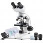 Compound Binocular Microscope,Wf10X and Wf25X Eyepieces,40X-2000X Magnification,