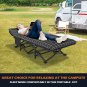 Camping Cot for Adults with Cushion Comfortable,Portable Folding Bed for Sleepin
