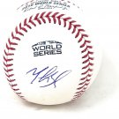 Mookie Betts Boston Red Sox Signed Autograph 2018 Wold Series MLB Baseball JSA C