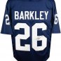 Saquon Barkley Autographed Penn State Custom Football Jersey -  COA
